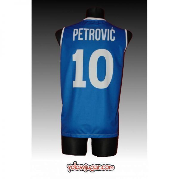 Camiseta Drazen Petrovic ⑩ Retro ?❱❱Cibona Zagreb-detrás